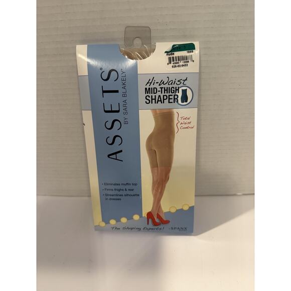 Assets by Sara Blakely Hi-Waist Mid-Thigh Shaper Womens 3 Spanx Control Shapewea - Picture 4 of 7